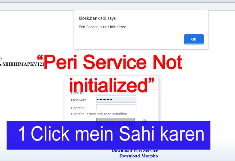 Peri Service not initialized